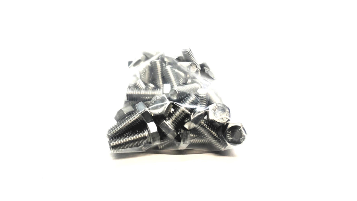 THE 3/8"-16 x 1" Stainless Steel Hex Head Cap Screw F593C [Lot of 47] NOS