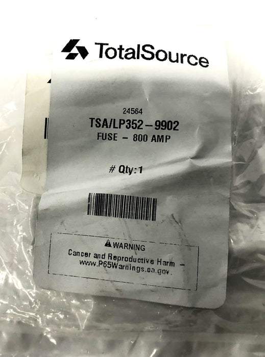 Total Source 800AMP Fuse LP352-9902 (ANN-800) NOS