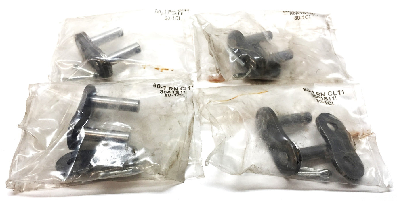 Renold 80-1 RN CL11 Roller Chain Link 80A1S11I [Lot of 4] NOS