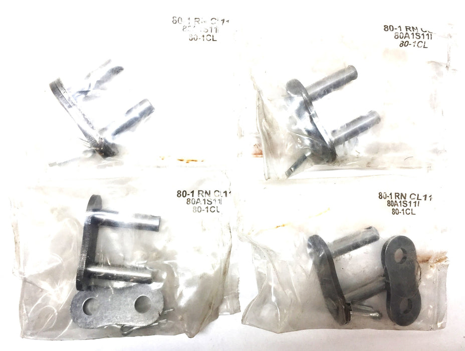 Renold 80-1 RN CL11 Roller Chain Link 80A1S11I [Lot of 4] NOS