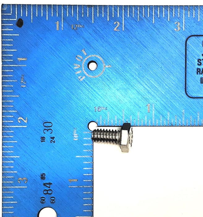 THE 1/4"-20 x 1/2" Stainless Steel Hex Head Cap Screw F593C [Lot of 120] NOS