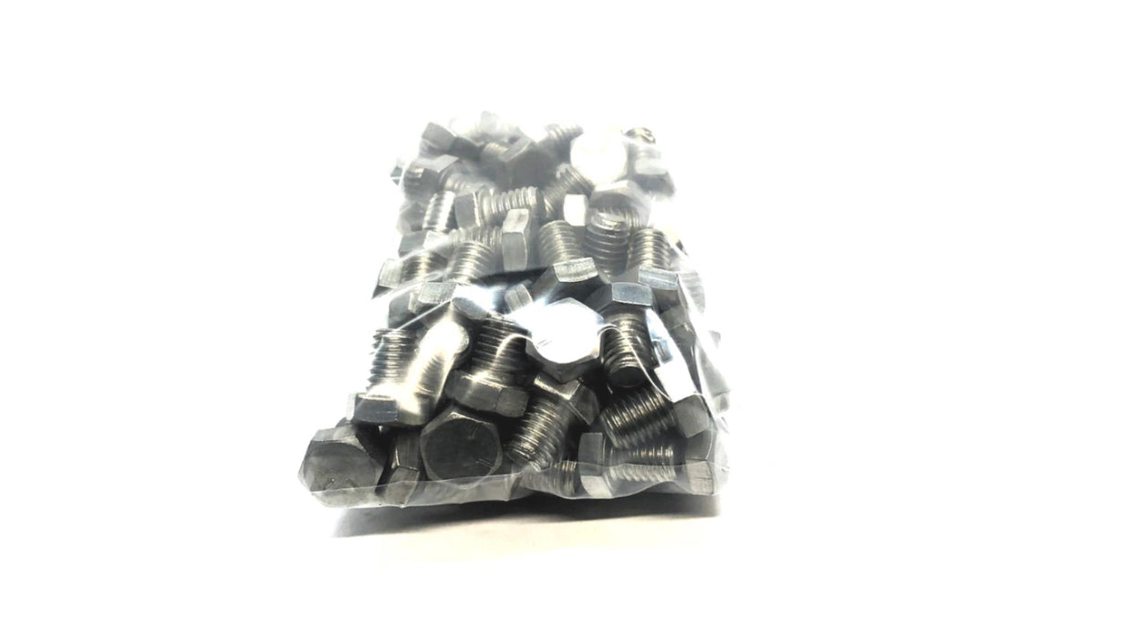 Unbranded 3/8"-16 x 1/2" Stainless Steel Hex Head Cap Screw [Lot of 100] NOS