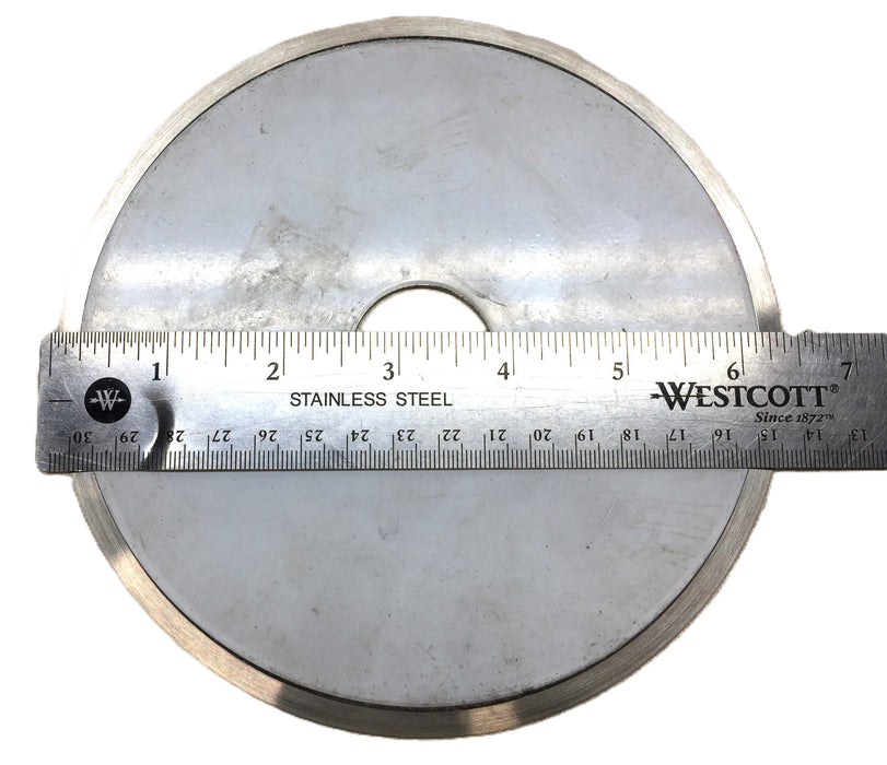 Unbranded 6-3/8" Circular Cutting Knife Blade Wheel with 1-1/4" Bore USED