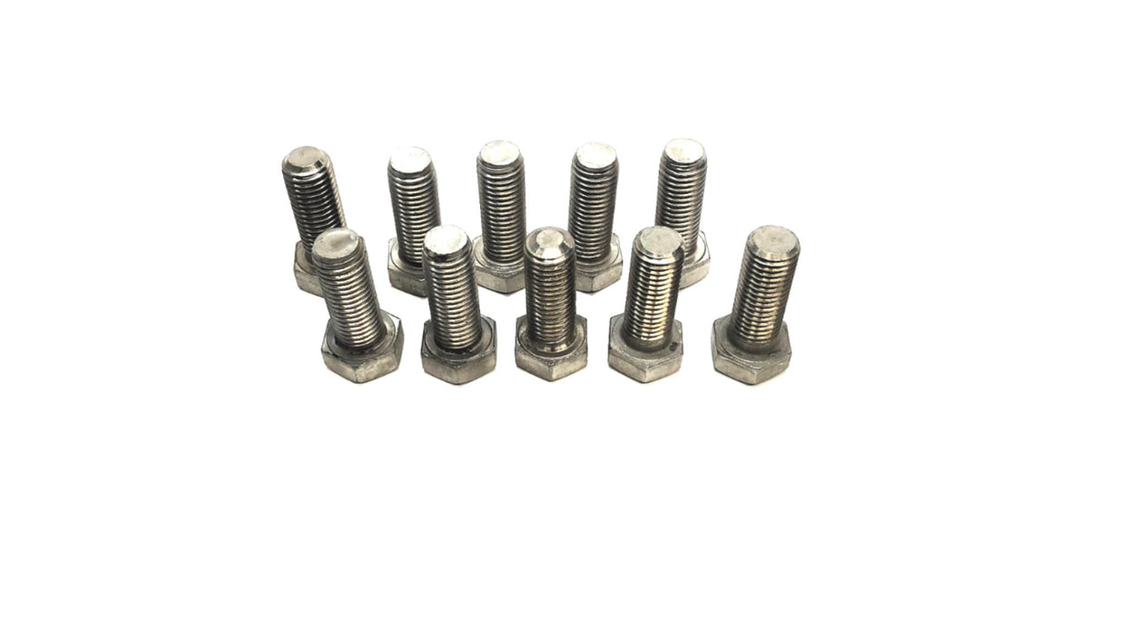 Unbranded 3/4"-10 x 2" Stainless Steel Hex Head Cap Screw [Lot of 10] NOS