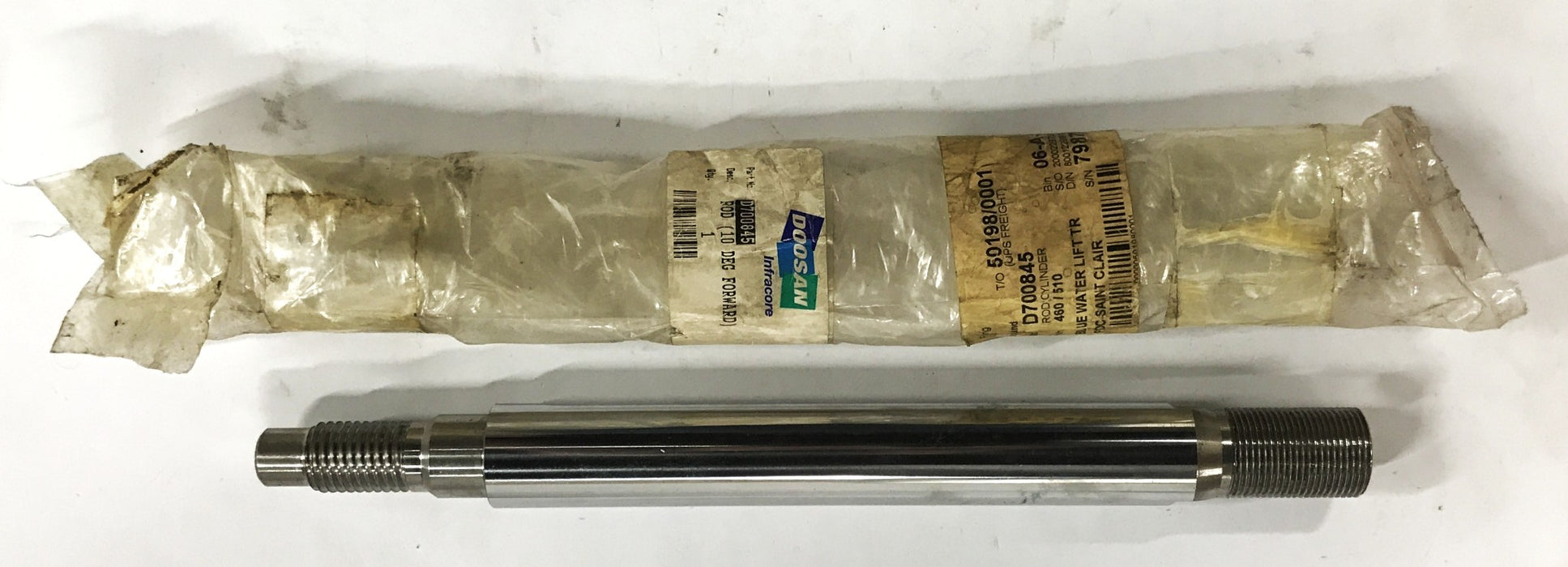 Doosan Hydraulic Cylinder Rod D700845 NOS