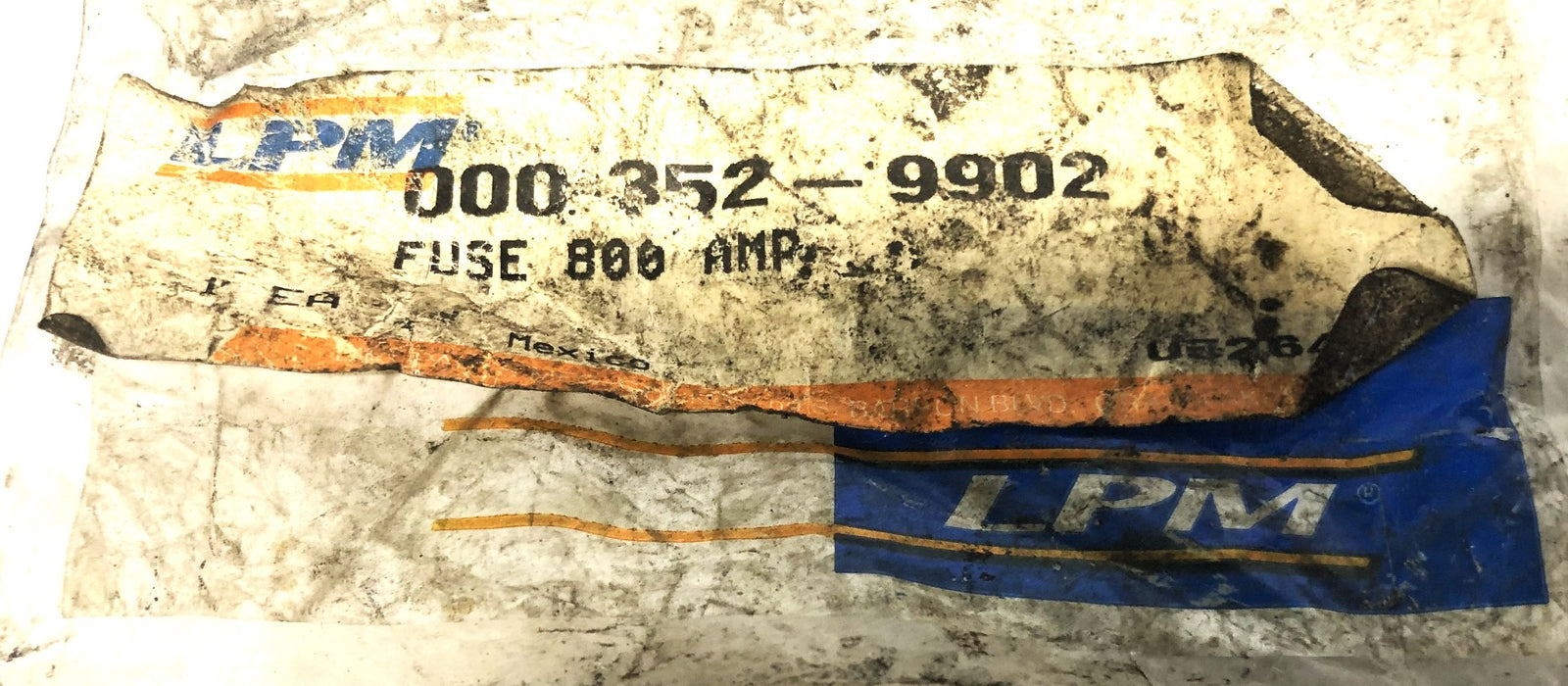 LPM 800AMP Fuse 000-352-9902 (CNN-800) NOS