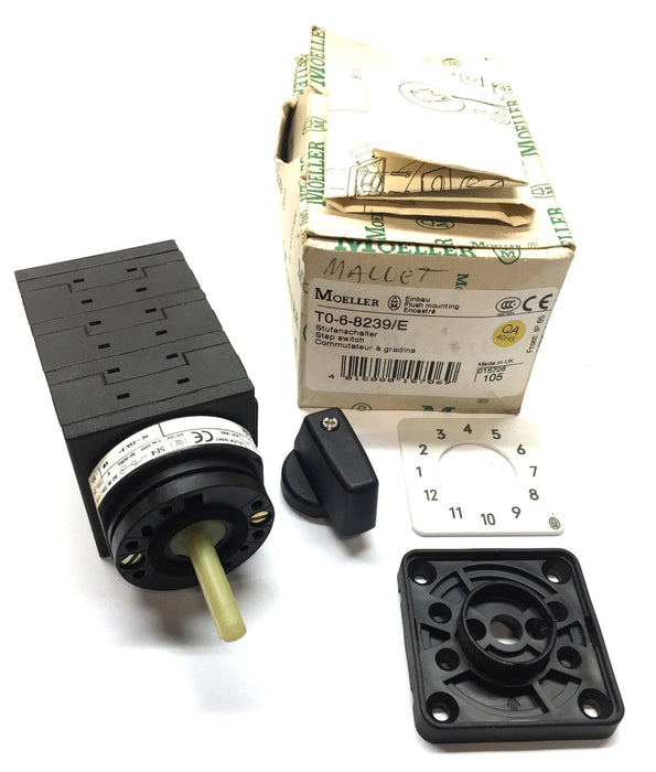 Moeller Rotary Control Step Switch T0-6-8329/E NOS