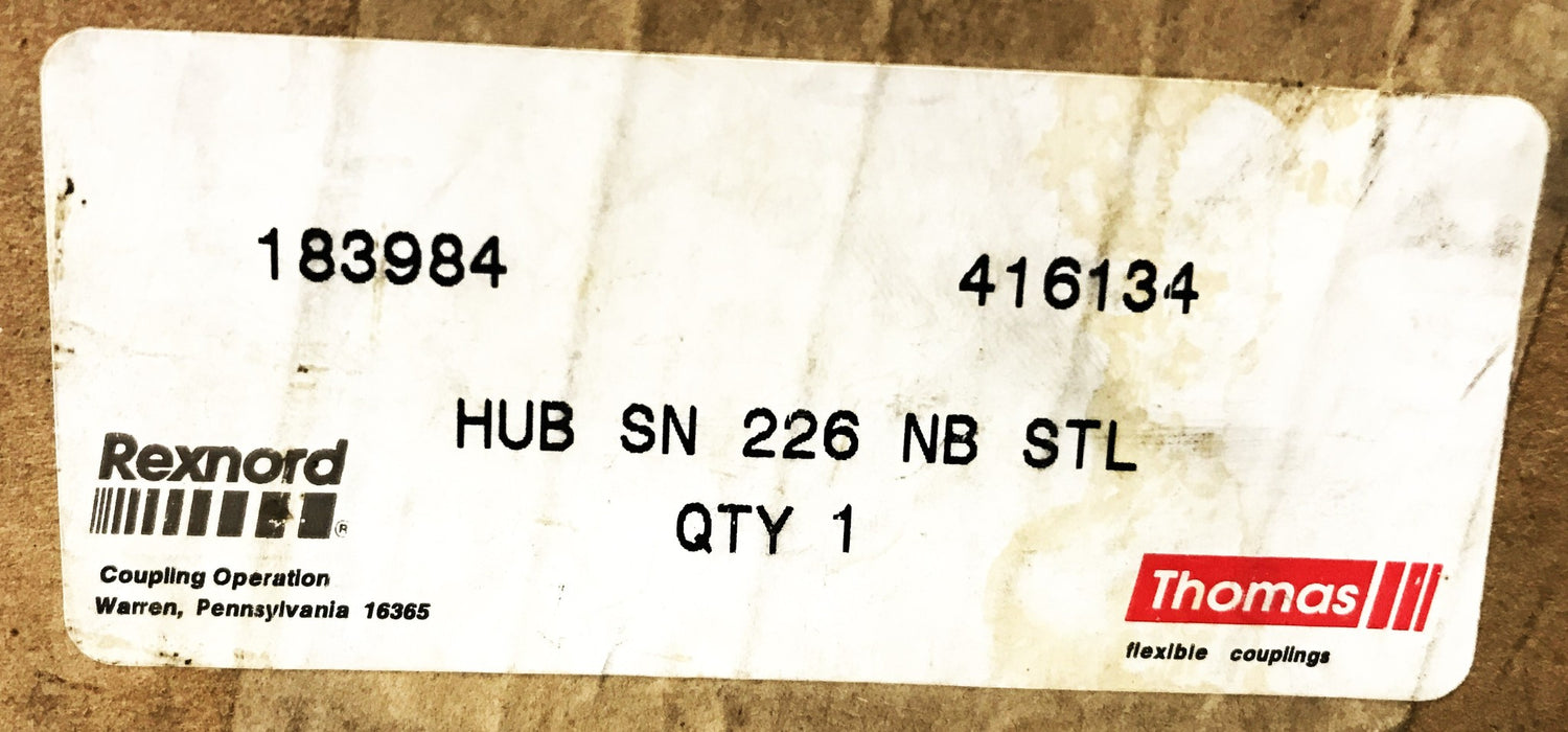 Rexnord Hub 183984-416134 NOS
