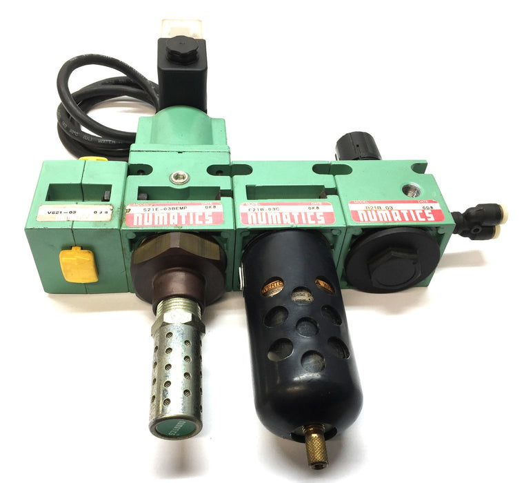 Numatics Pressure Regulator Shut-Off Valve Assembly VS21-03 (S21E-03BEMP) USED