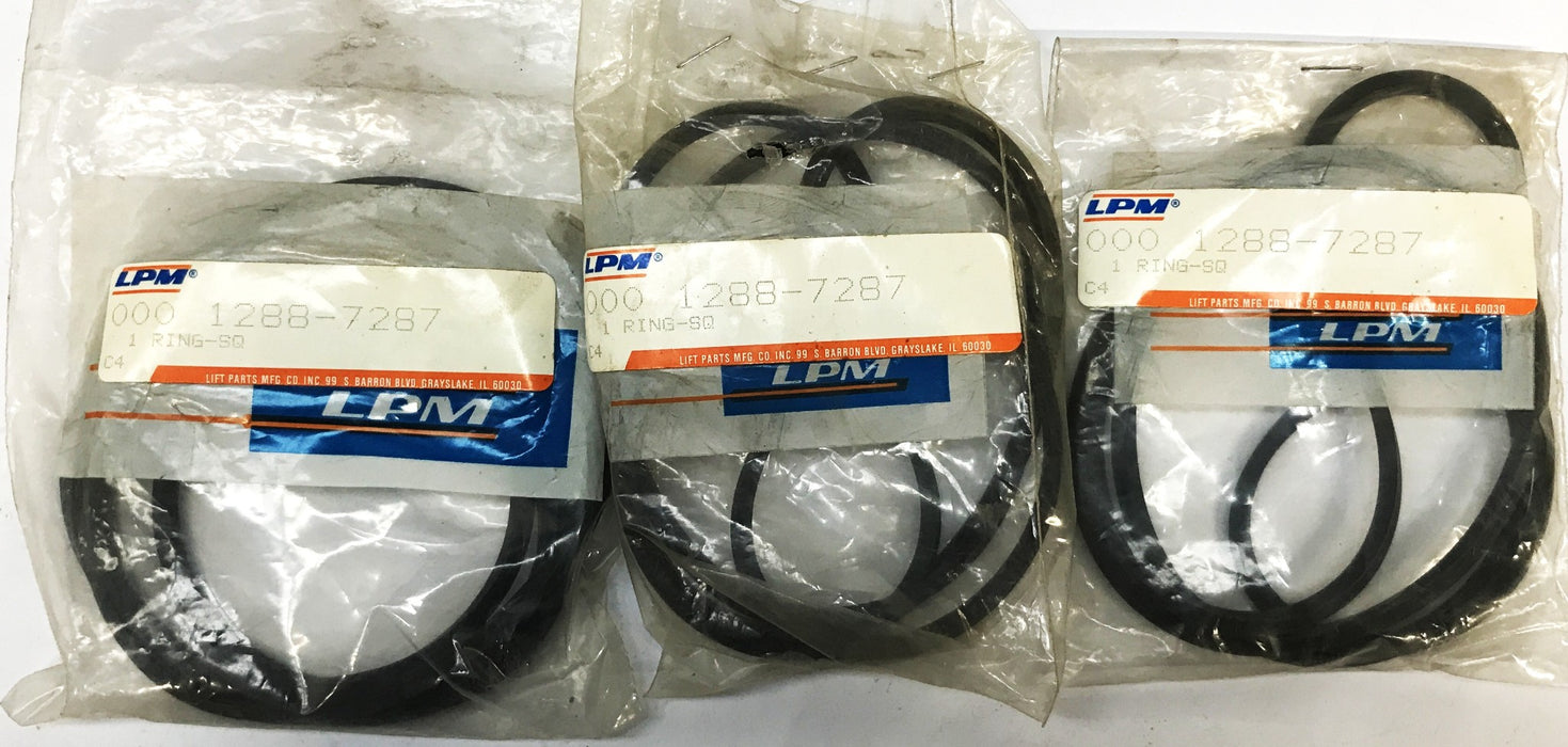 LPM Forklift Seal Ring 000-1288-7287 [Lot of 3] NOS