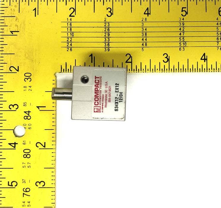 Compact Cylinder S34X12-EX12 NOS