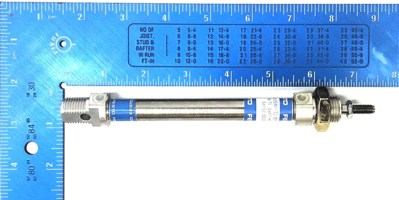 Festo 10 Bar / 145 PSI P. Max Pneumatic Cylinder DSNU-12-80P-A NOS