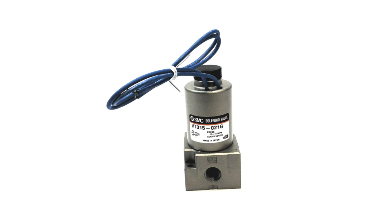 SMC 50/60 Hz AC100V Solenoid Valve VT315-021G NOS
