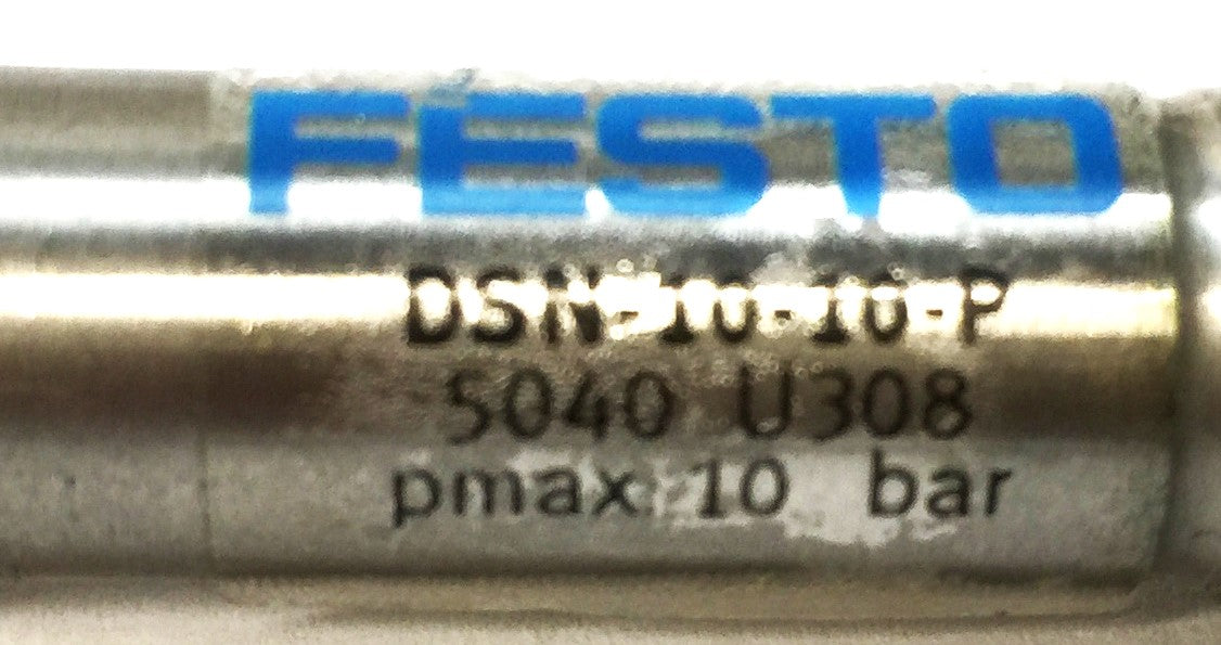 Festo P Max 10Bar Pneumatic Cylinder DSN-10-10-P NOS