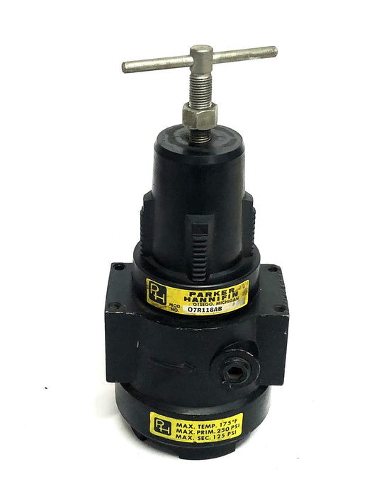 Parker Hannifin Pneumatic Valve 07R118AB USED