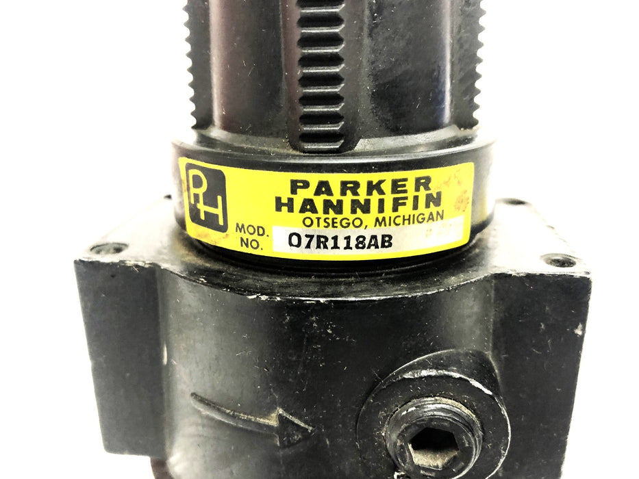 Parker Hannifin Pneumatic Valve 07R118AB USED