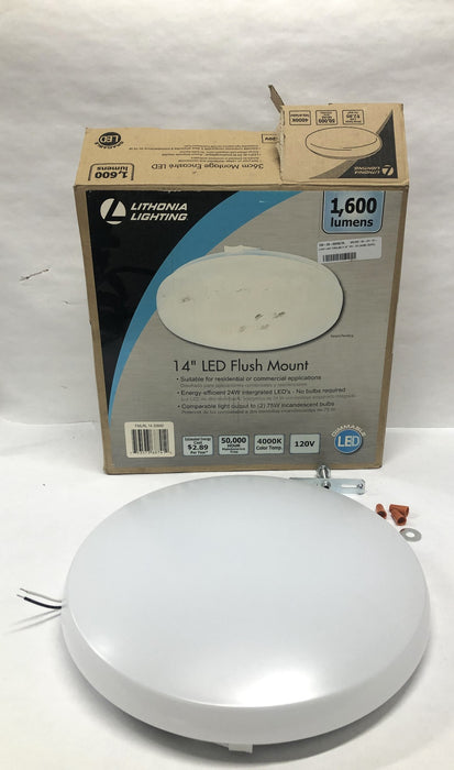 Lithonia Lighting 14" LED Flush Mount FMLRL-14-20840 NOS