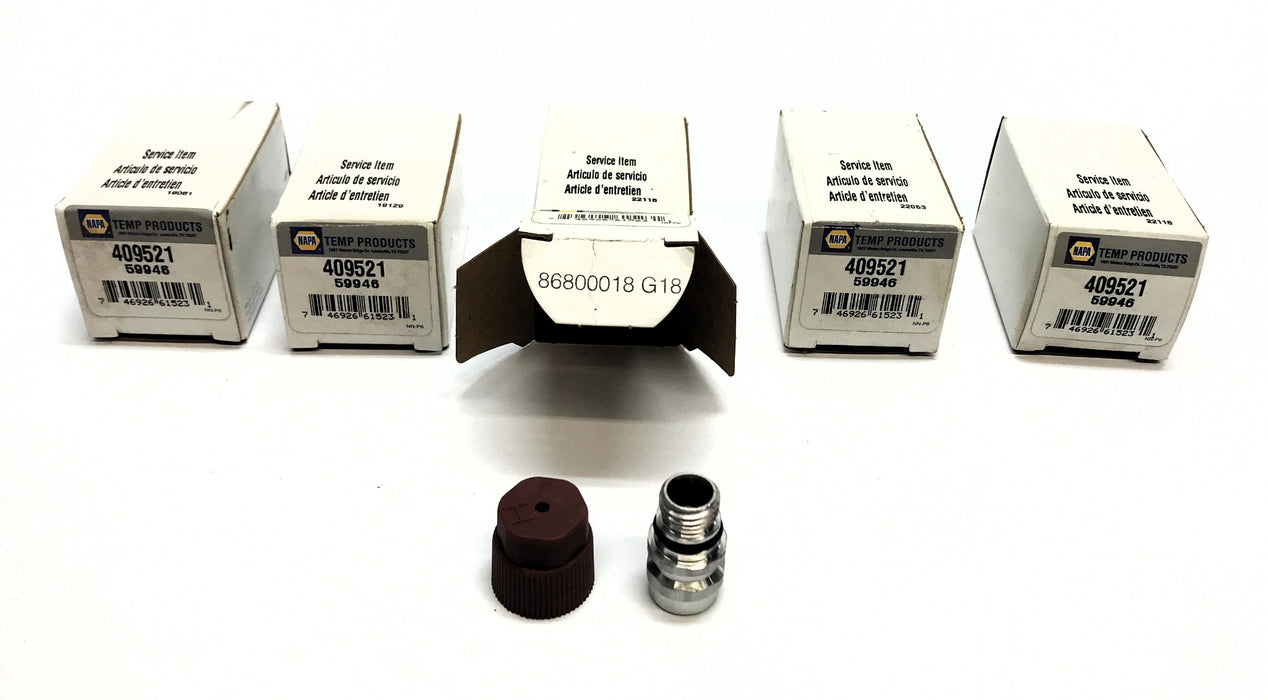 Napa Service A/C Service Port Valve 409521 [Lot of 5] NOS