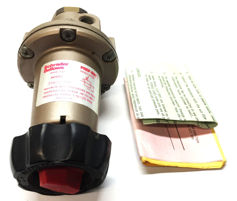 Schrader Bellows Pre-Air I Pressure Regulator 35622200 USED