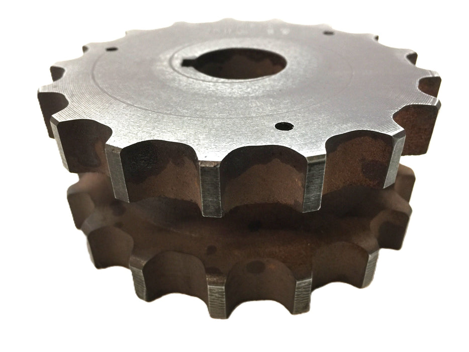 Rexnord Double-Roller Chain Sprocket with a 1" Bore w/Keyway 81517 (815-17) NOS