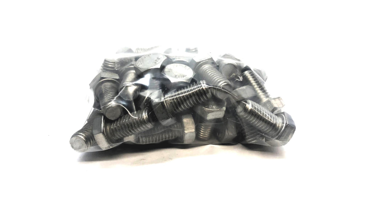 THE 1/2"-13 x 1" Stainless Steel Hex Head Cap Screw S30400 [Lot of 42] NOS