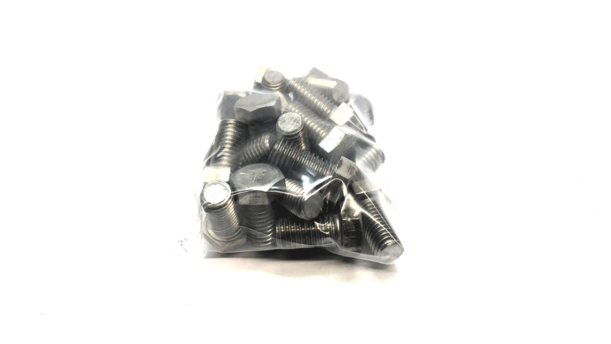 Unbranded 1/2"-13 x 1" Stainless Steel Hex Head Cap Screw [Lot of 26] NOS