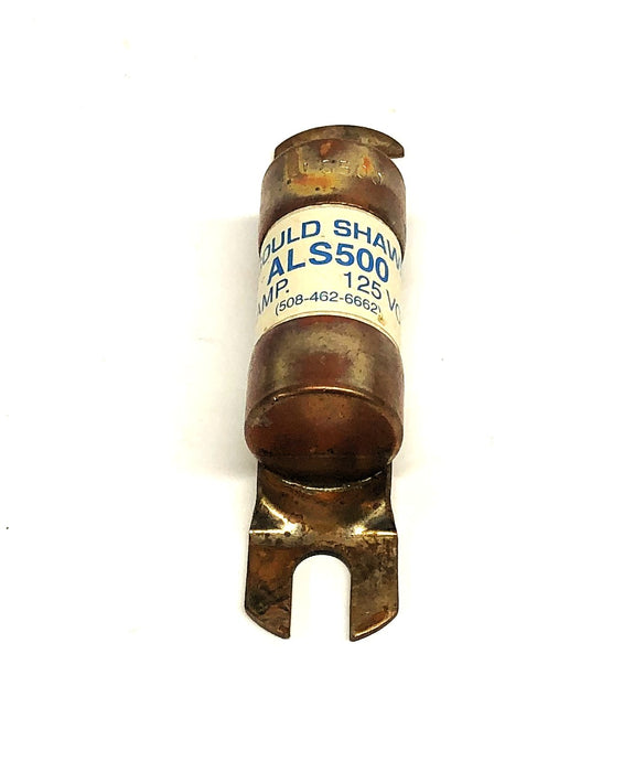 Gould Shawmut 500AMP 125 Volt Fuse ALS-500 NOS