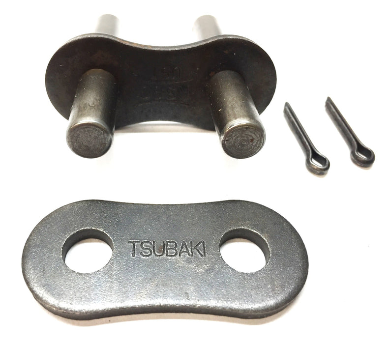 Tsubaki Roller Chain Cotter Type Connecting Link #80 D-3 [Lot of 3] NOS