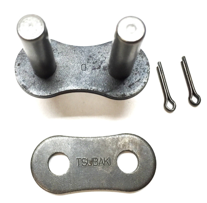 Tsubaki Roller Chain Cotter Type Connecting Link #80 D-3 [Lot of 3] NOS