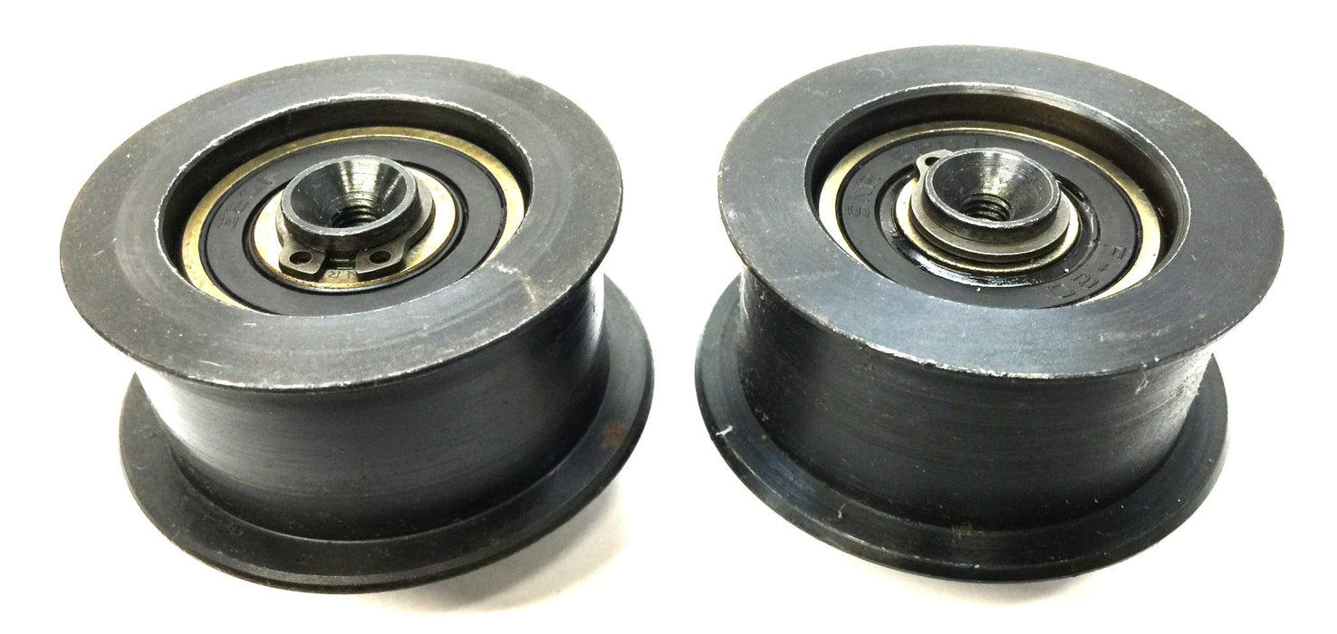 SNR 2" Steel Belt Bearing Pulley 6201 (F-20) [Lot of 2] NOS