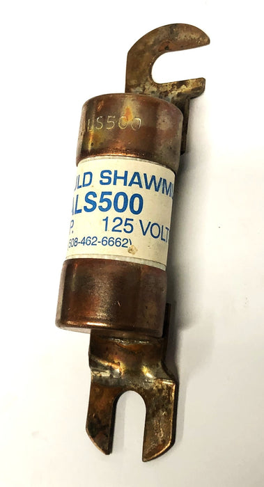 Gould Shawmut 500AMP 125 Volt Fuse ALS-500 NOS