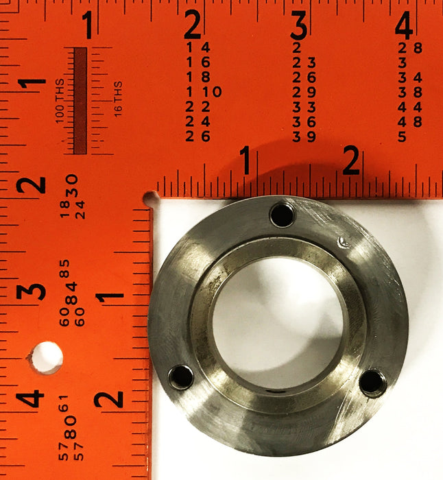 Unbranded 2-3/8 OD x 1-1/4 ID x 1/2 Depth Stainless Steel Faceplate Ring NOS