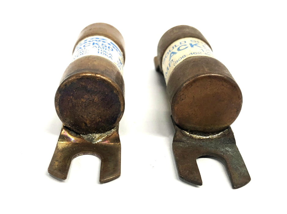 Ferraz Shawmut 50AMP 125V-10kA Fuse ACK50 [Lot of 2] NOS