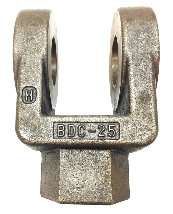 Unbranded Hydraulic Cylinder 2-1/2" Bore Rod Clevis BDC-25 NOS