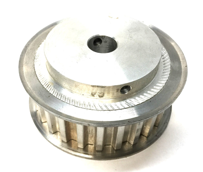 Unbranded 3-1/2"x 1" Aluminum Flange Timing Pulley with 1/2" Bore NOS