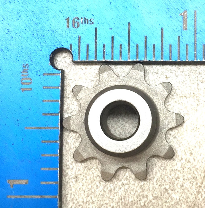 Martin Stainless Steel Roller Chain Sprocket 1/4" Blank Bore 25B10SS NOS