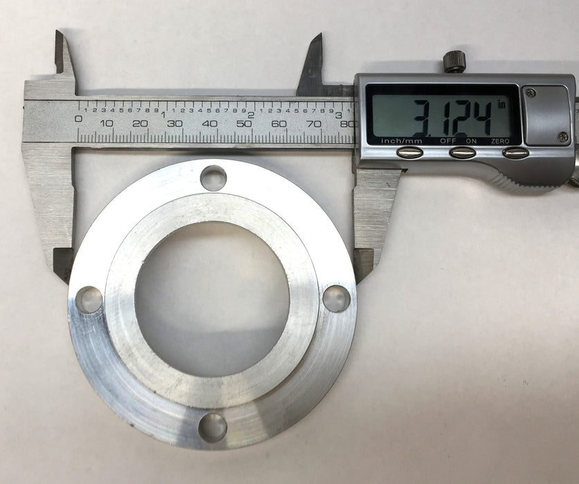 Unbranded 3"Aluminum Flange 4-Bolt Cover NOS