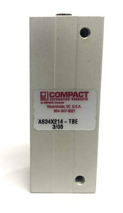 Compact Cylinder AS34X214-TBE NOS