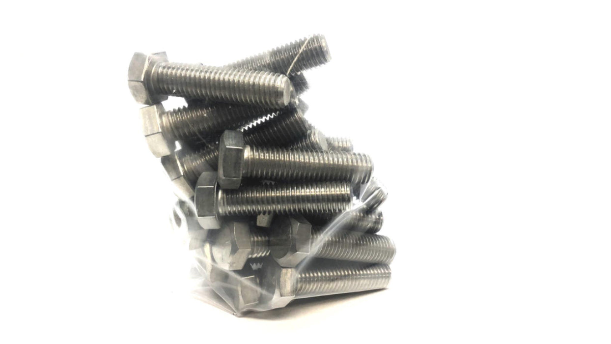 Unbranded 5/8"-11 x 2-1/2" Stainless Steel Hex Head Cap Screw [Lot of 21] NOS