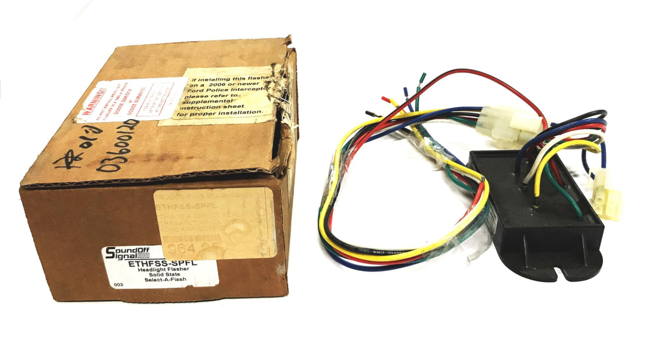 Sound Off Signal Headlight Flasher ETHFSS-SPFL NOS