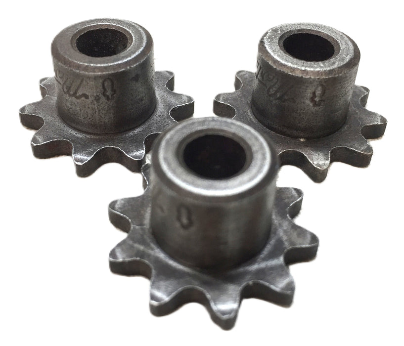 Martin 1/4" Blank Bore Roller Chain Sprocket 25B10 [Lot of 3] NOS