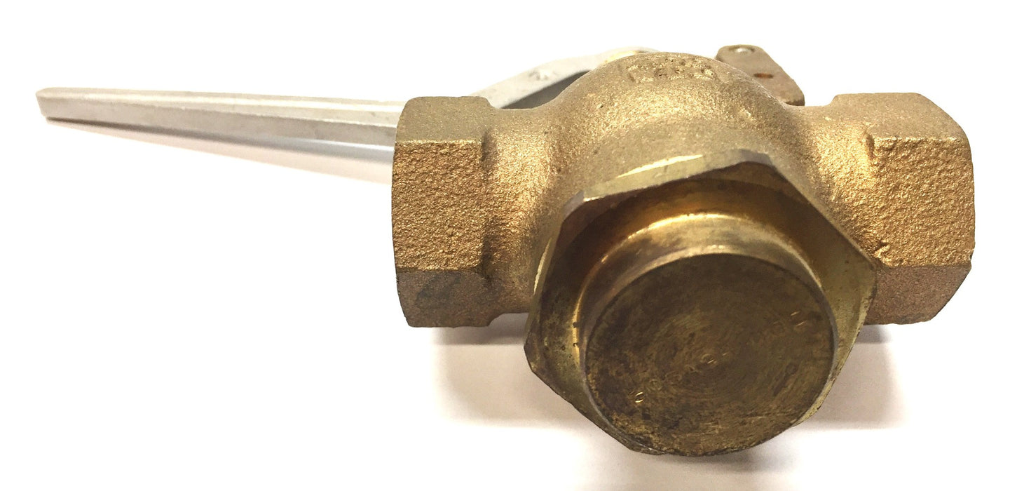 Kingston 3/4" x 3/4" FNPT Brass Control Valve with Pull-Lever 305A-4-002 NOS