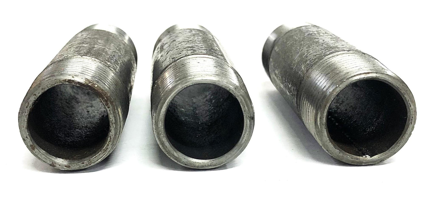Fastenal 3/4X3-1/2 S40BLK Black Steel Seamless Pipe Nipple 66445 [Lot of 3] NOS