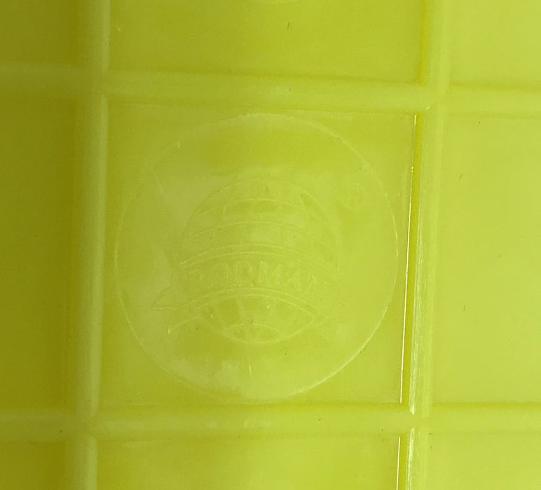 Rodman Approx 15-1/2x10-1/8x6-5/8" Nestable Yellow Storage Bins [Lot of 9] Used