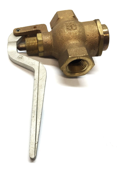 Kingston 3/4" x 3/4" FNPT Brass Control Valve with Pull-Lever 305A-4-002 NOS