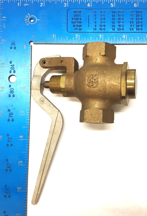 Kingston 3/4" x 3/4" FNPT Brass Control Valve with Pull-Lever 305A-4-002 NOS