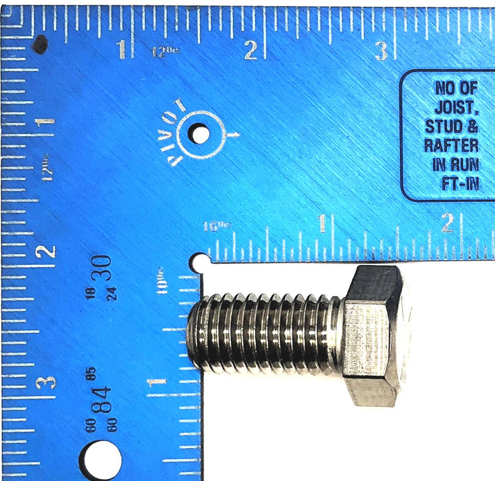 Unbranded 5/8"-11 x 1-1/4" Stainless Steel Hex Head Cap Screw [Lot of 21] NOS