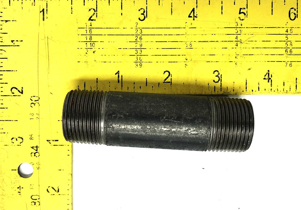 Fastenal 3/4X3-1/2 S40BLK Black Steel Seamless Pipe Nipple 66445 [Lot of 3] NOS