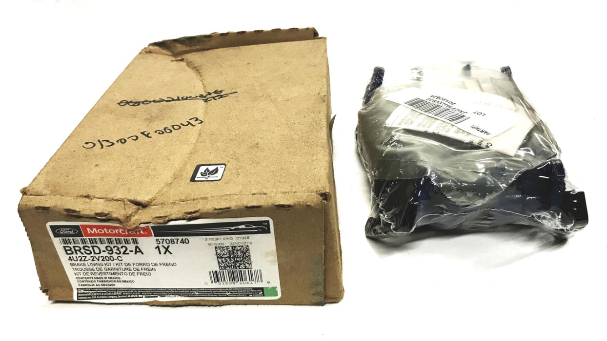 Motorcraft Rear Disc Brake Pad Set BRSD-932-A NOS