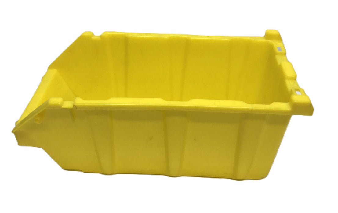 Unbranded Approx 15-1/2x7-1/2x6-5/8" Nestable Yellow Bins [Lot of 12] Used